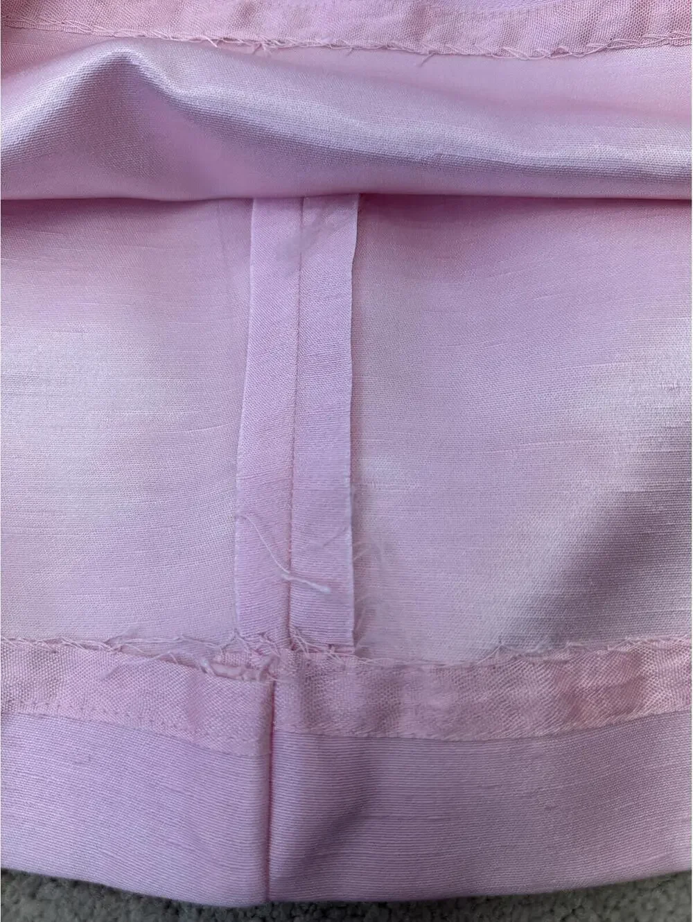 VTG 1960s Pastel Pink Occasion Dress + Coat Silk Blend Church Handmade Sz 8